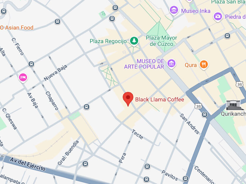 map chocolate experience cusco google